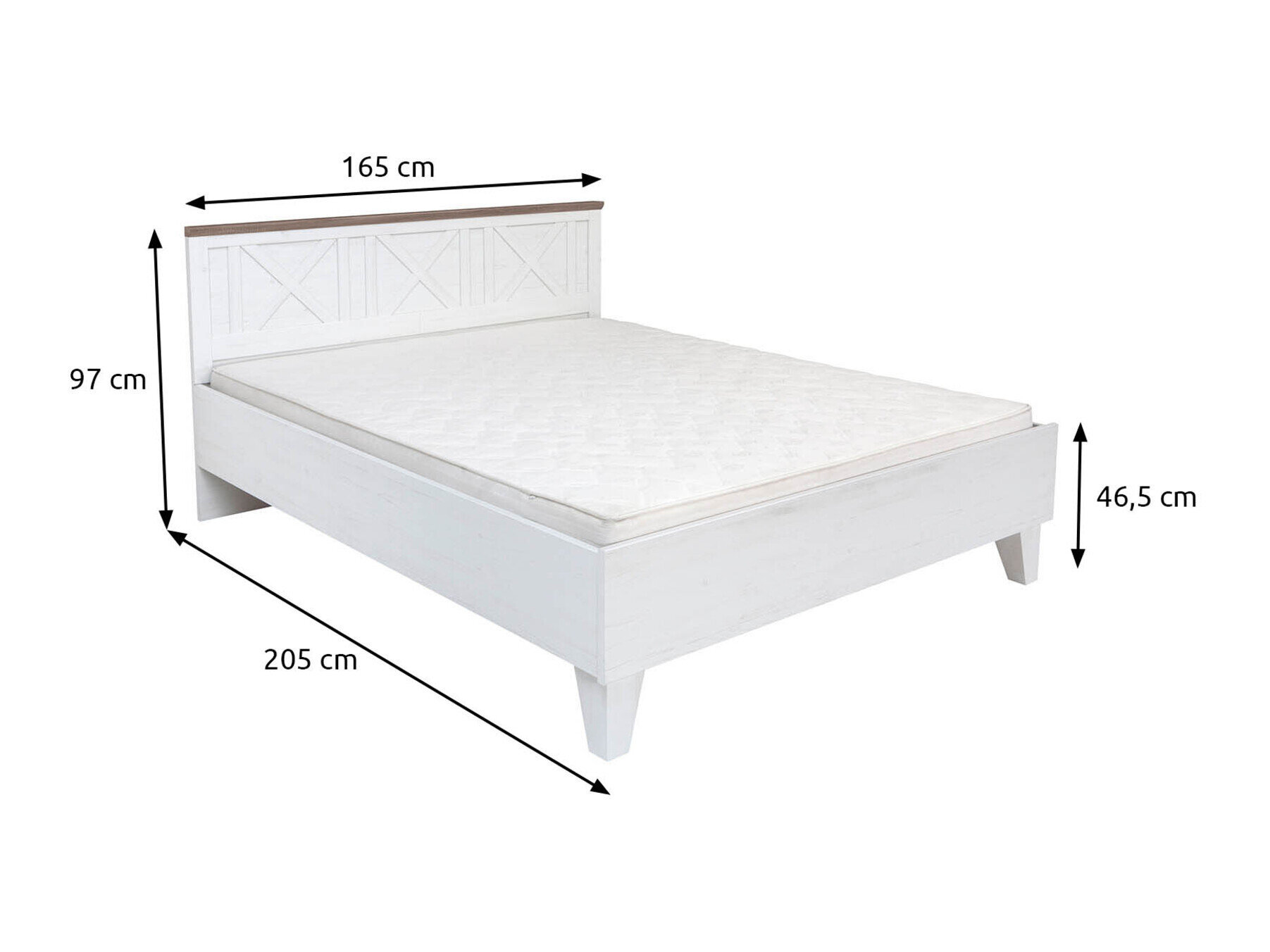 Bed Marlire 108 (Anderson pine + Dark sonoma oak)