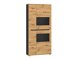 Bookcase Deldori 109 (Artisan oak + Anthracite)