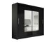 Vaatekaappi Closico Pallor VII (Musta)