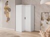 Corner wardrobe Novduni 116 (White)