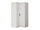 Corner wardrobe Novduni 116 (White)
