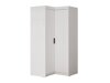 Corner wardrobe Novduni 116 (White)