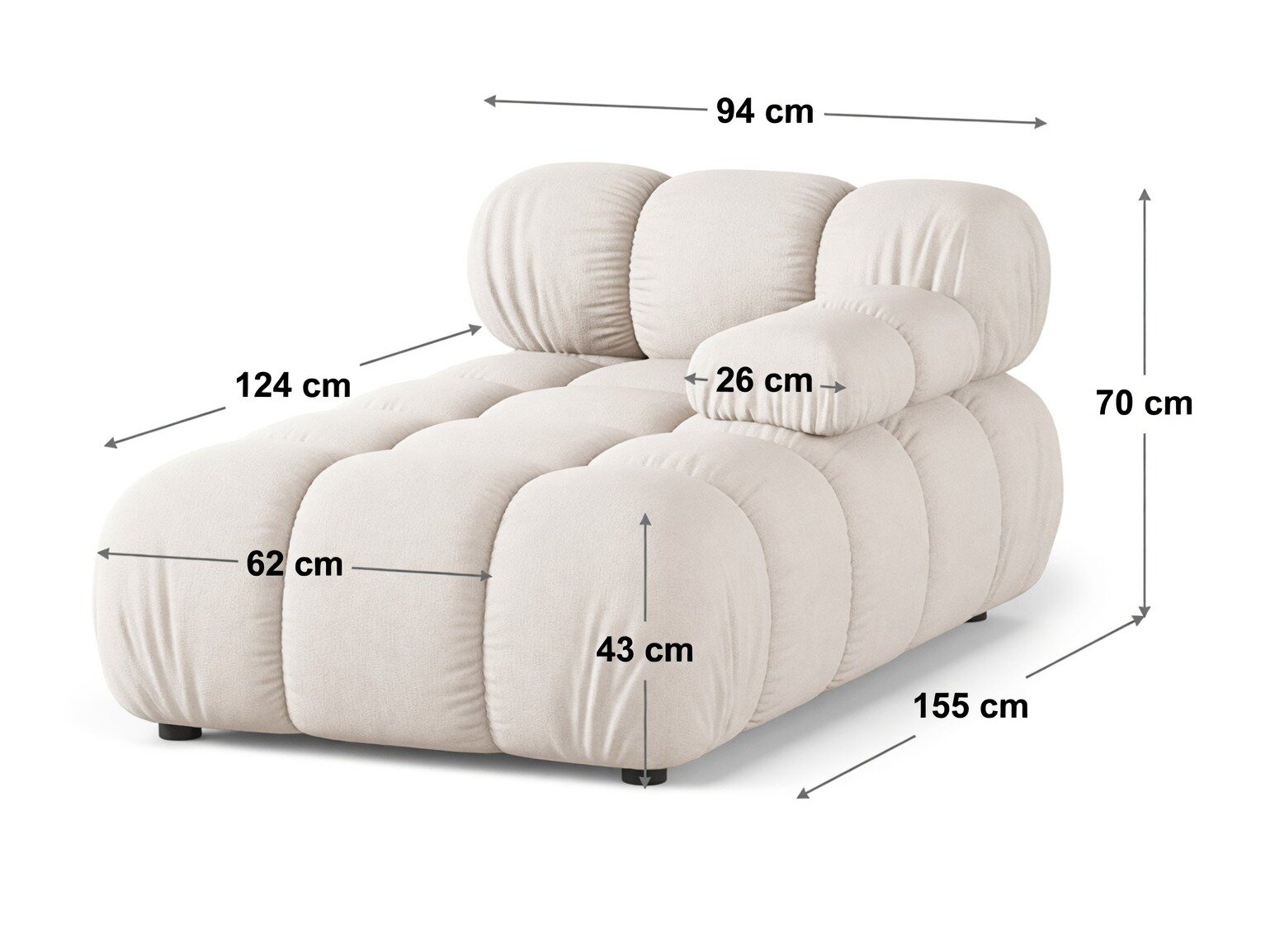 Modulaarinen istuinyksikkö Caltenu 103 (Liberty 12)