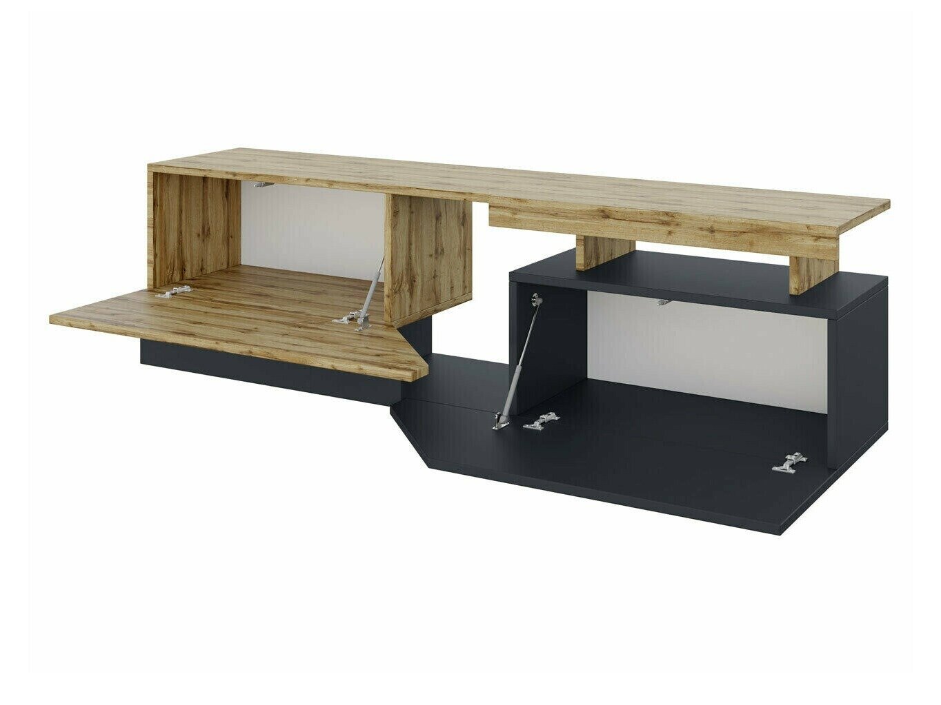 TV stand Comfivo Daldune (Wotan Oak + White)