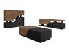 Olohuonesetti Comfivo Daldune I (Pähkinä + Musta)
