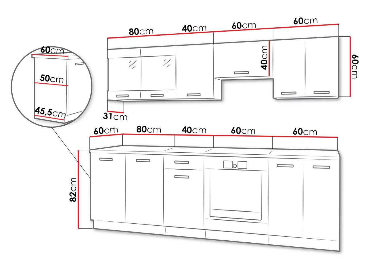 Kitchen set Tucson 162