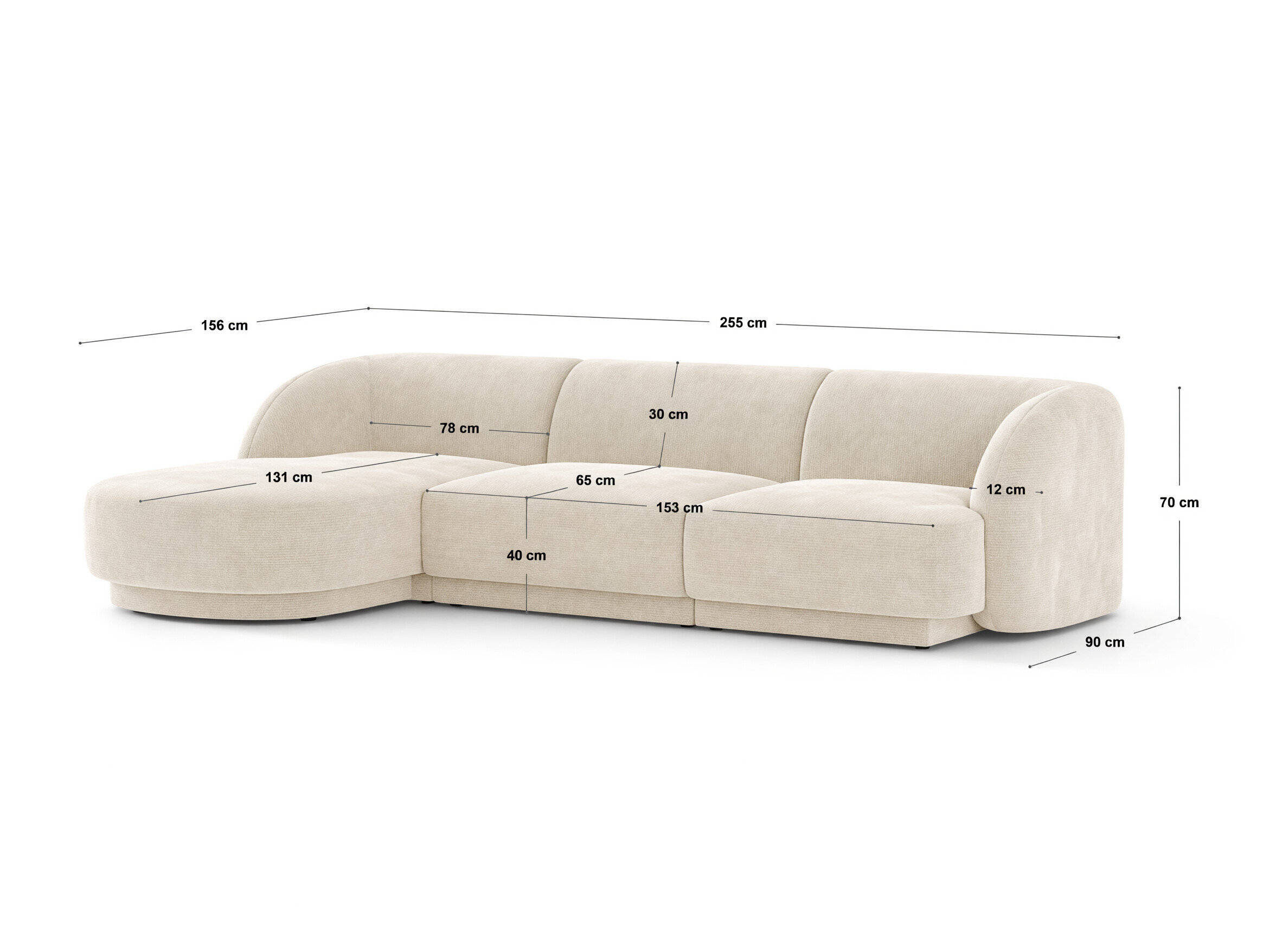 Kulmasohva Feltoro 104 (Bluvel 22)