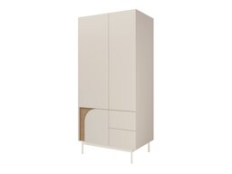 Wardrobe Dunsonu 100 (Beige + Oak)