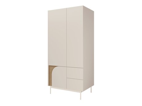 Wardrobe Dunsonu 100 (Beige + Oak)