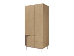 Wardrobe Dunsonu 100 (Oak + Taupe)