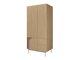 Wardrobe Dunsonu 100 (Oak + Taupe)
