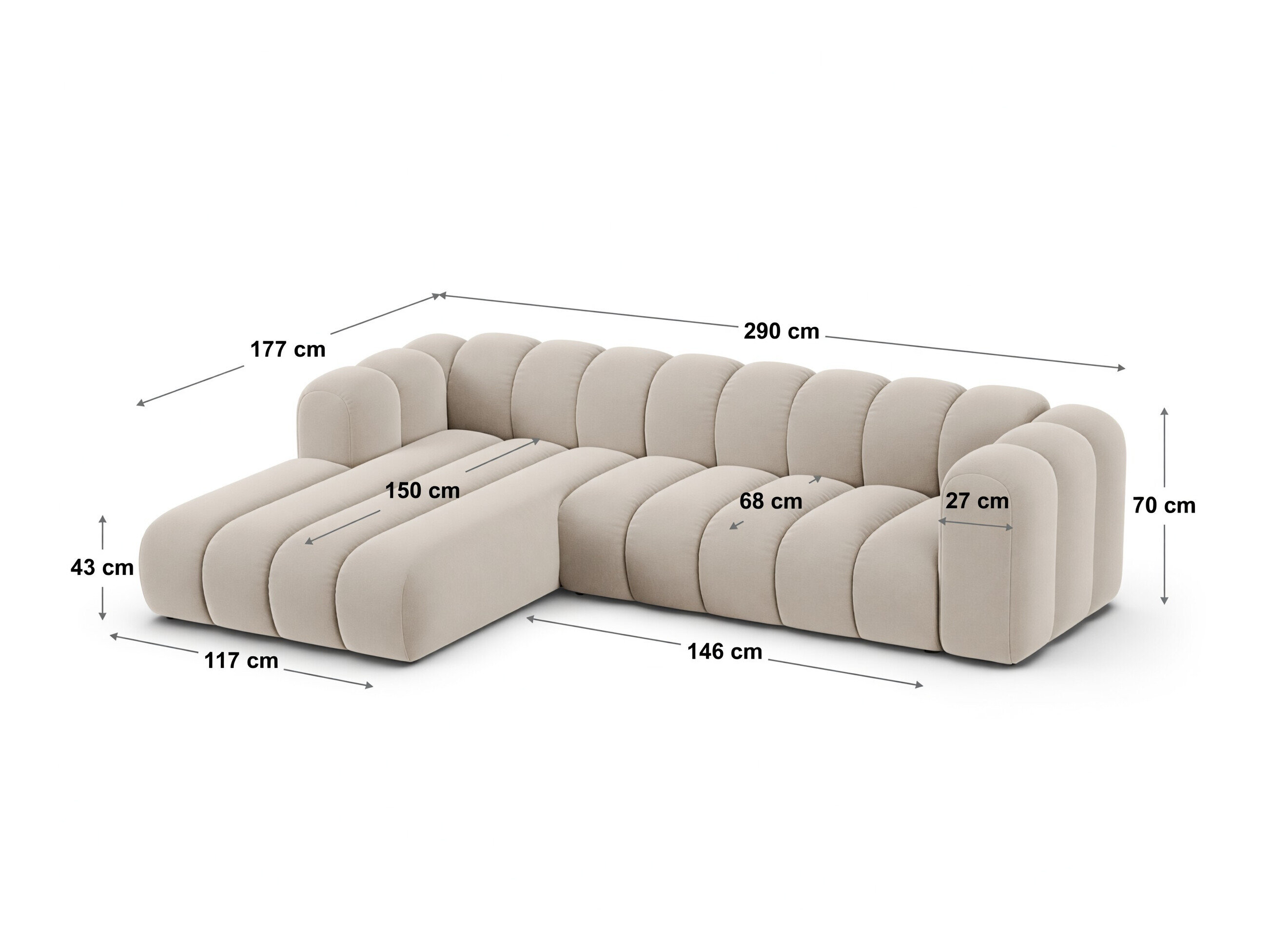 Moduulikulmasohva Cirleve 106 (Eden 18)