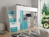 Hoogslaper Hartford 192 (Wit + Glans Turquoise + Glanzend wit)