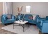 Fauteuil Dallas 100 (Blauw + Bruin)