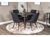 Tafel Dallas 125 (Zwart + Moer)