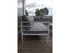 Buiten meubilair set Dallas 525 (Wit + Grijs)