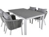 Masă de exterior Dallas 665 (Gri + Alb)