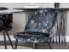 Eetkamerset Dallas 1219 (Bloemen patroon + Zwart)