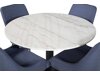Eetkamerset Dallas 1300 (Blauw + Zwart)