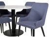 Eetkamerset Dallas 1300 (Blauw + Zwart)