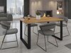 Tafel Tucson 137 (Artisan eiken + Zwart)