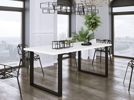 Tafel Tucson 138 (Wit + Zwart)