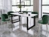 Tafel Tucson 138 (Wit + Zwart)