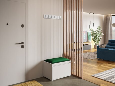 Előszoba garnitúra Comfivo Pinus VIII (Fehér + Manila 35)
