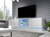 TV-meubel Linar I (Wit + Glanzend wit)