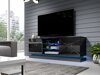 TV-meubel Linar (Zwart + Glanzend zwart)