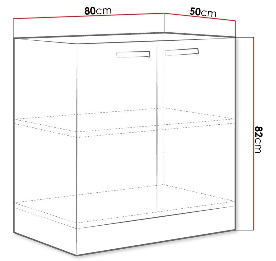 Modulaire kast met deuren Multi Cream 112