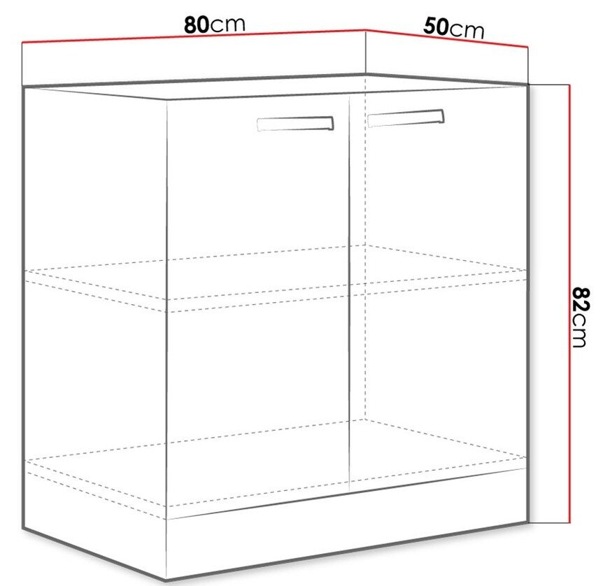 Modulaire kast met deuren Multi Grey 112