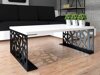 Žurnālu galdiņš Germantown 101 (Matēts melns + Glancēts balts)