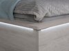 Bed Fivelbo 105 (Klooster eik + Soft Pik 011)