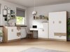 Ladekast Tolfere 100 (Licht eiken + Wit)