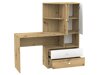 Bureau Almira 110 (Artisan eiken + Wit + Grijs)