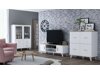 Dressoir Larfloi 105 (Wit + Sonoma eik)