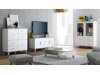 Salontafel Larfloi 101 (Wit + Sonoma eik)