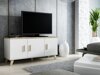 TV-meubel Larfloi 106 (Wit + Sonoma eik)