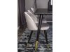 Eetkamerset Dallas 346 (Grijs + Zwart)