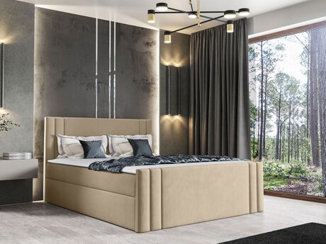 Boxspring postelja Mel (Amor Velvet 4304)