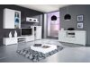 Wandkast Odebeli 101 (Wit + Glanzend wit)