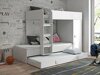 Stapelbed Hartford 191 (Wit + Glanzend wit)