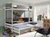 Lit superposé Henderson 114 (Blanc + Truffe)