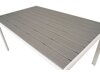 Lauko stalas Dallas 2712 (Pilka + Balta)