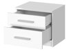 Slaapkamerset Catromi 122 (Wit + Soft Pik 011)