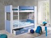 Lit superposé Henderson 142 (Blanc + Bleu)