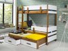 Stapelbed Henderson 146 (Wit + Eiken)