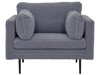 Fauteuil Dallas 100 (Grijs + Zwart)