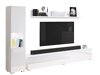 Ensemble de salon Sarasota 130 (Blanc + Blanc brillant)